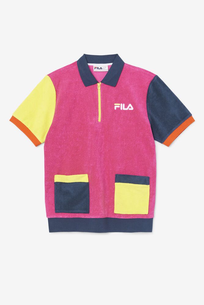 Fila Polo Mens Pink - Analu - Philippines 3480967-TI